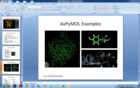 AxPyMOL allows pictures and movies to be easily inserted into PowerPoint