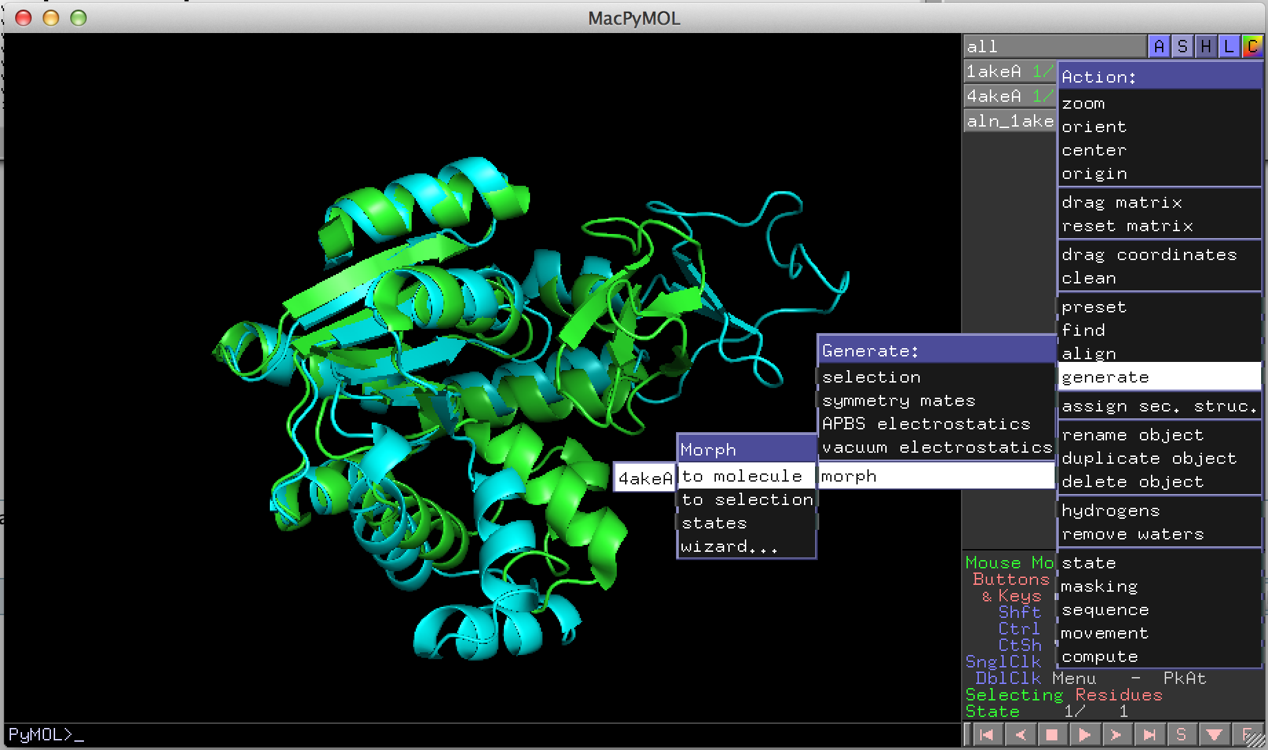 Pymol tutorial books - cosmicbetta